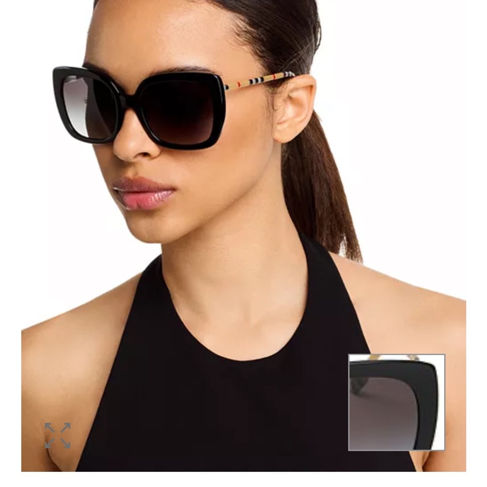 NEW Burberry CAROLL Sunglasses 54-20-140 NEW WITH TAGS-0BE4323